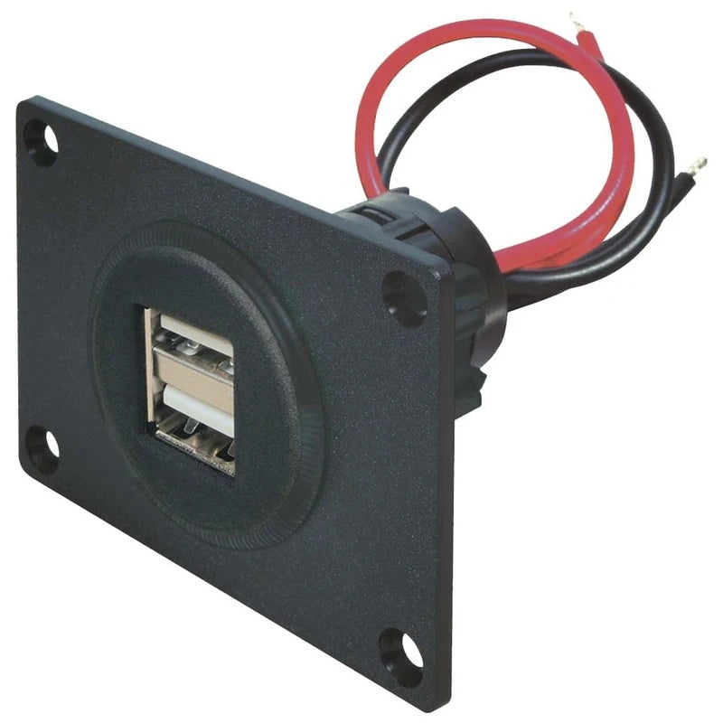 Philippi USD 12/24 MP USB Einbau-Ladesteckdose
