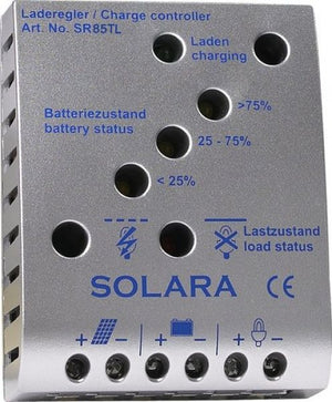 Solara Laderegler 12/24 V – Solar-Laderegler mit optimierter Ladekennlinie