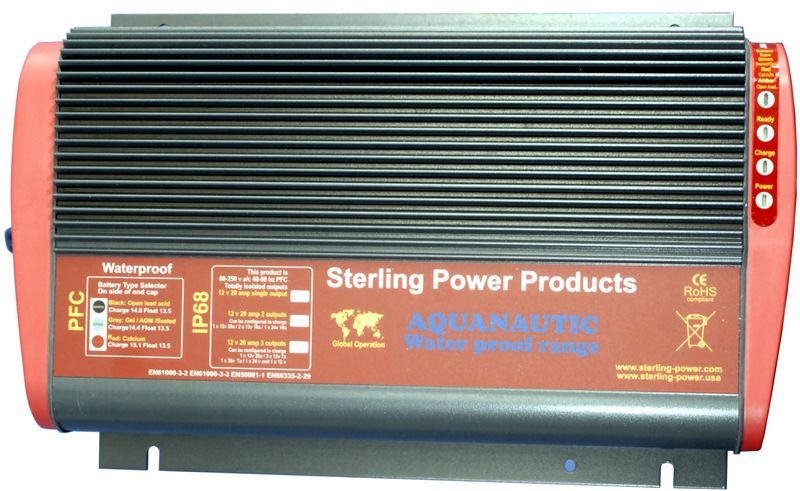 Sterling Power ProSport Batterieladegerät – wasserdicht (IP68)