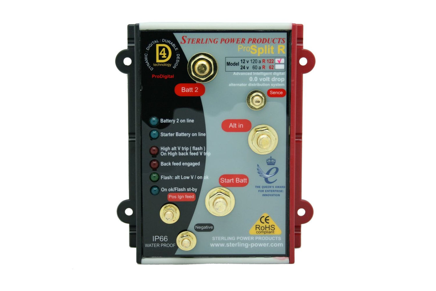 Sterling Power ProSplit – spannungsverlustfreier Ladestromverteiler 12 V