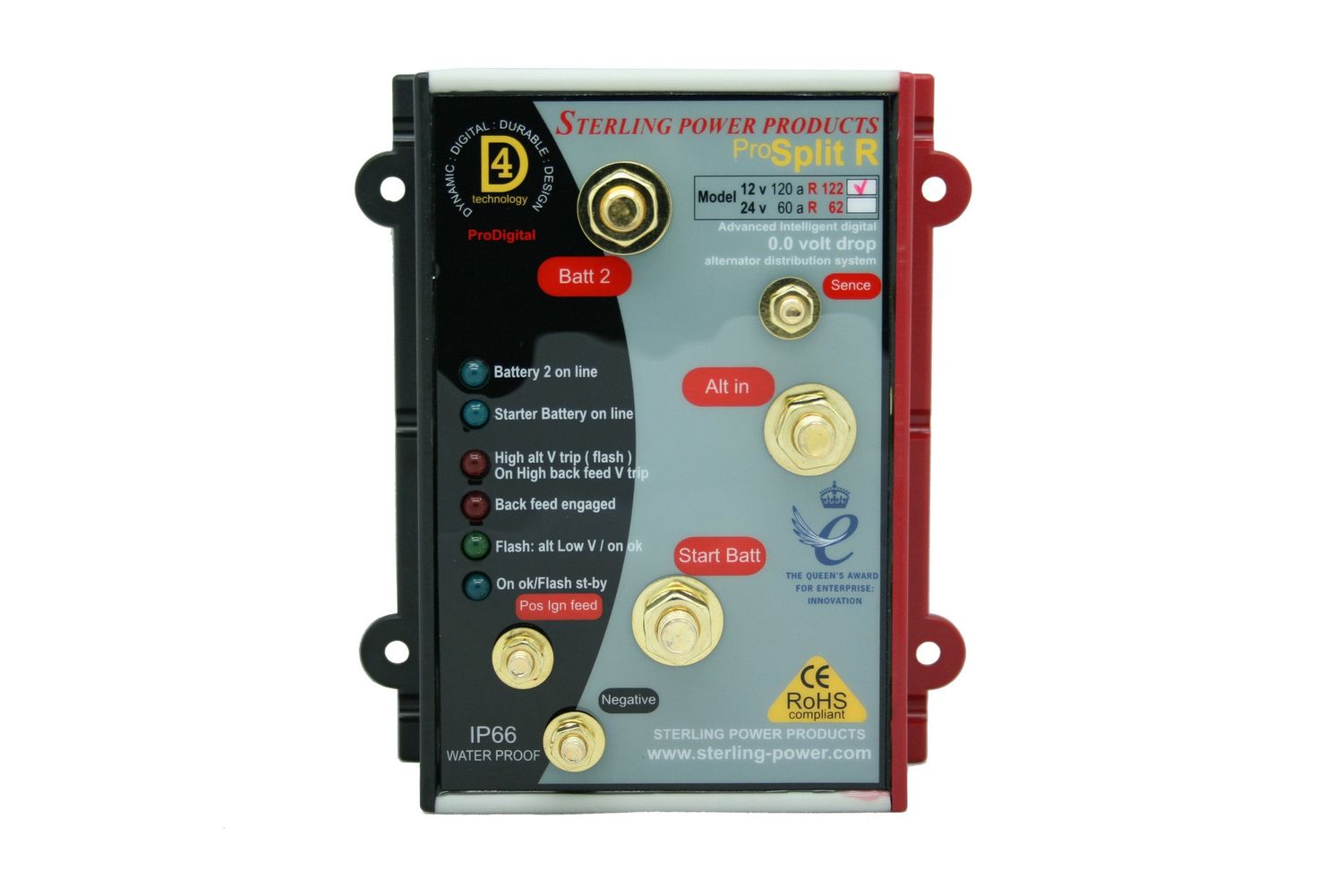 Sterling Power ProSplit – spannungsverlustfreier Ladestromverteiler 12 V
