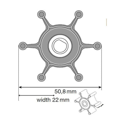 Johnson Impeller für F4 Pumpe