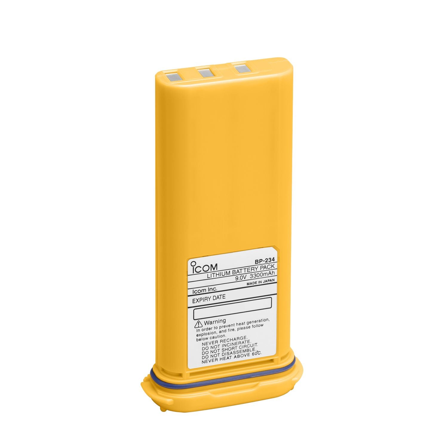 ICOM Lithium Primärbatterie nicht aufladbar für GM1600E 9V/3300mAh