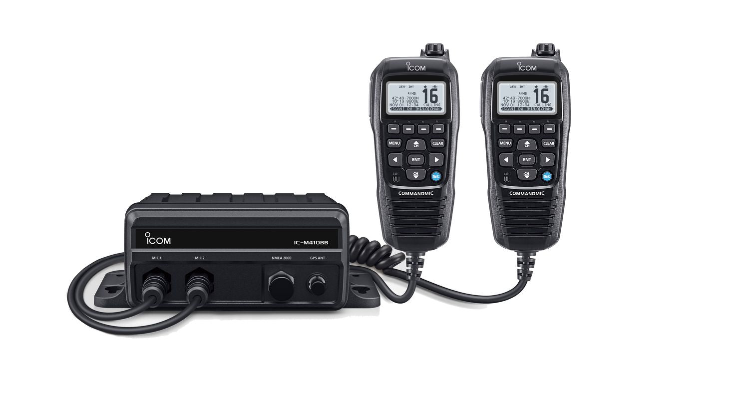 Icom M410BB Black-Box UKW-Seefunkgerät mit CommandMic HM-195GB