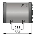 Vetus Warmwasserboiler 31 Ltr. doppelwandig