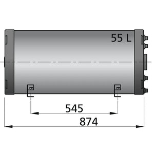 Vetus Warmwasserboiler 55 Ltr. doppelwandig