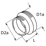 Webasto Reduzierstueck Adapter 90/80