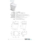 Tecma E-BreeX Toilette 12V Standard Weiß