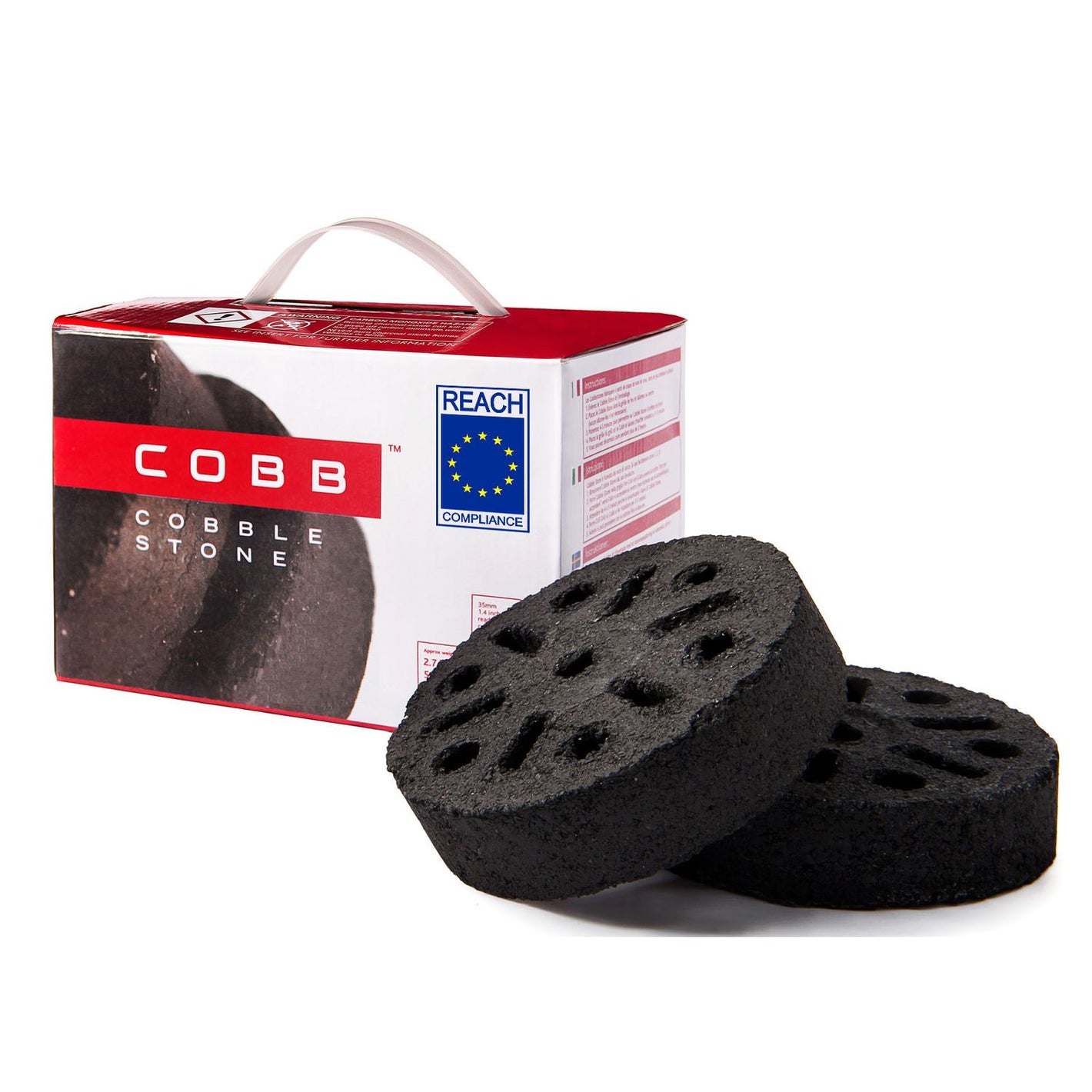 Cobb CobbleStones – nachhaltiger Kokos-Brennstoff für den Cobb-Grill (6 Stück)
