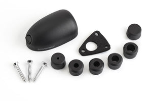 Scanstrut Kabeldurchführung DS-H6-BLK Kunststoff waagerechte Montage für Kabel D=2-6mm schwarz