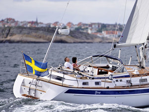   Achterstagmontage nach vorne montiert