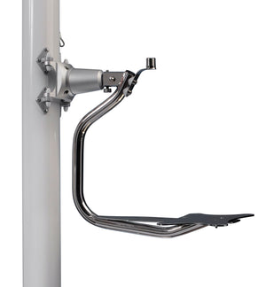 Scanstrut Radarhalterung LMM-1 für Mastmontage mit kardanischer Halterung weiss