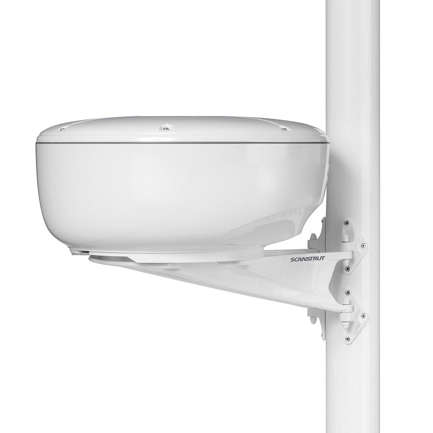 Scanstrut Radarhalterung M92722 Mastmontage für Radarantenne Aluminium D=max 18 weiss