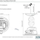 Scanstrut ROKK MINI Basis RLS-405 mit Saugnapf für ebene Flächen