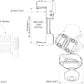 Scanstrut ROKK MINI Smartphonehalterung RLS-509-402 mit Fuss und und Basis für Rohrmontage (RLS-402+RLS-AM+RL-509)