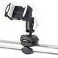 Scanstrut ROKK MINI Smartphonehalterung RLS-509-402 mit Fuss und und Basis für Rohrmontage (RLS-402+RLS-AM+RL-509)