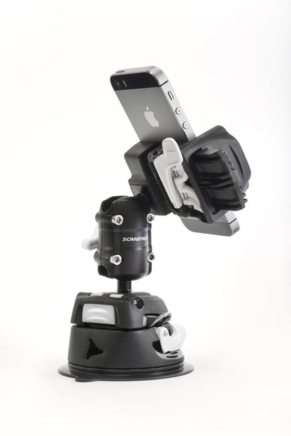 Scanstrut ROKK Mini Smartphonehalterung – Set mit Fuß und Saugnapf-Basis