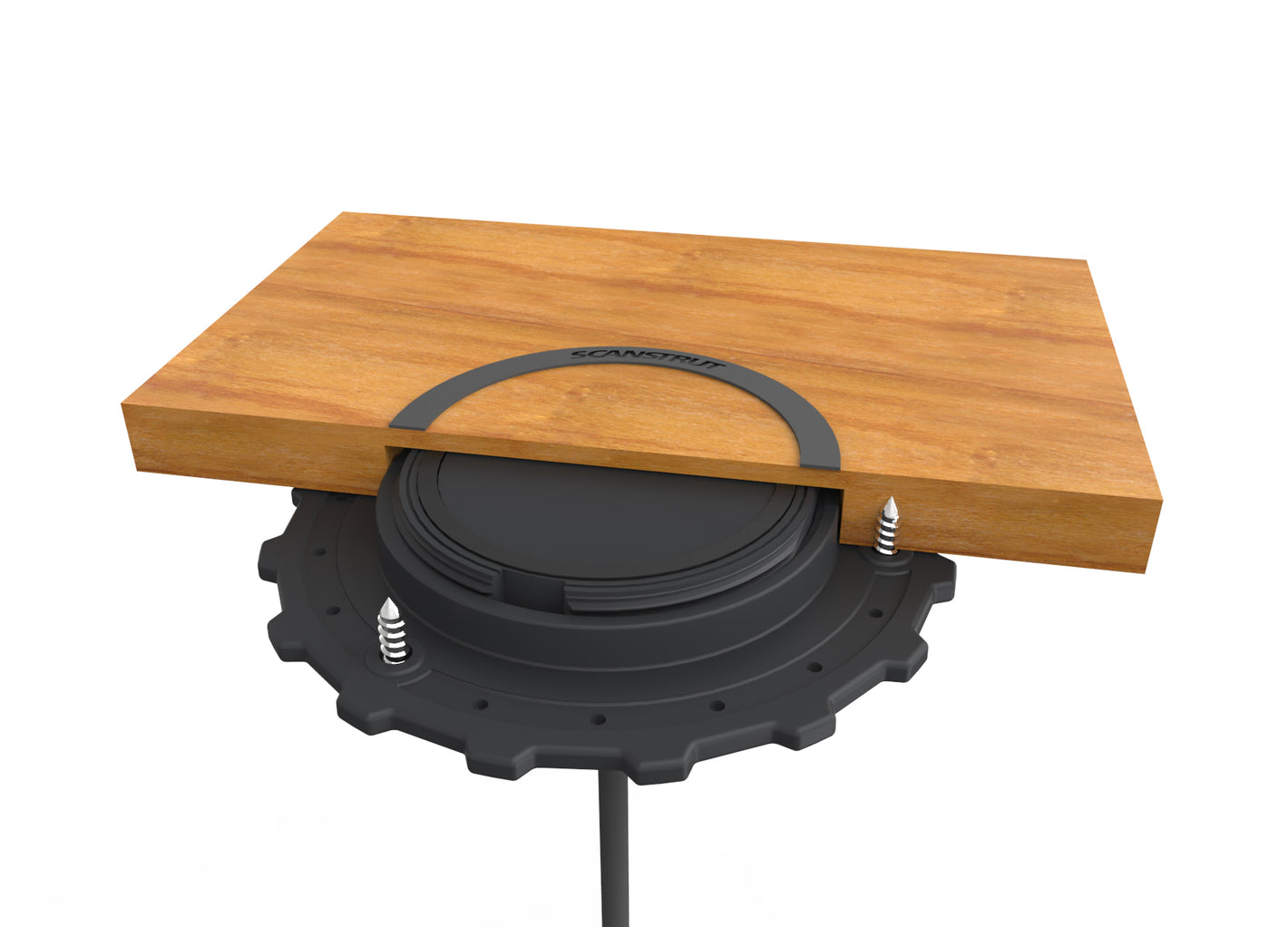 Scanstrut Ladegerät Hidden SC-CW-01F verdeckter Einbau für kabelloses Laden von Smartphones 10-30V Eingang 2A Ausgang 10W wasserdicht nach IPX6