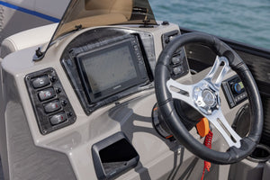 Scanstrut ROKK Ladegerät Nest SC-CW-06F Ablagefach längs zum Einlegen für kabelloses Laden von Smartphones 12/24V 10W Ausgang max 2A wasserdicht nach IPX6