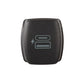Scanstrut ROKK Flip Pro Plus SC-USB-F4 USB-Steckdose mit Montageplatte Eingang 12/24V Ausgang 1xUSB-A 1xUSB-C bei 12V 36W. bei 24V 60W(USB-C) bei geschlossener Abdeckung wasserdicht nach IPX4