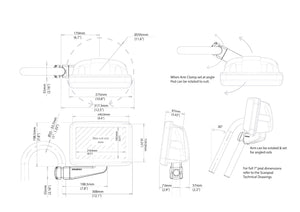 Scanstrut Arm Pod Gerätehalter SPR