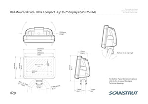 Scanstrut Rail Pod Gerätehalterung SPR
