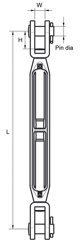 Seldén Gabel-Gabel Wantenspanner
