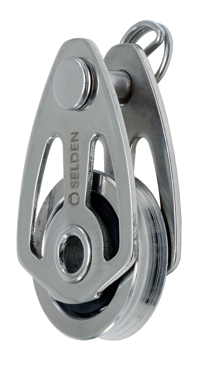 Seldén Einscheibiger Kugellager-Block BBB25 High Load rostfreier Stahl mit Bolzen