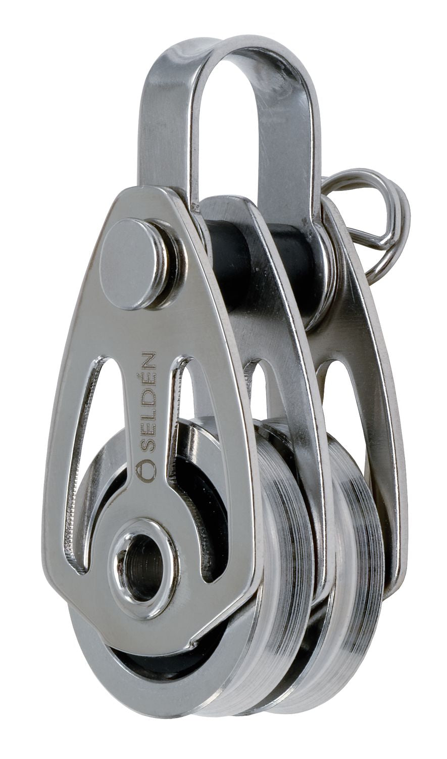 Seldén Zweischeibiger Kugellager-Block BBB25 High Load rostfreier Stahl mit Schäkel