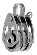 Seldén Dreischeibiger Kugellager-Block BBB25 High Load rostfreier Stahl mit Schäkel