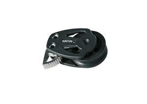 Seldén Quick-Lock Decksblock – einfacher Gleitlager-Block mit federbelastetem Klemm-Arm