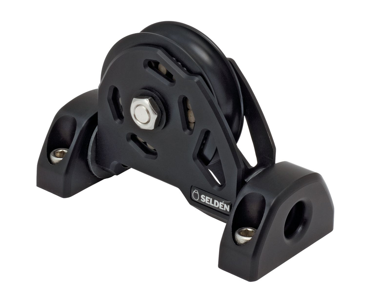 Seldén Einscheibiger Rollenlagerblock RBB60 liegend für Klappmontage