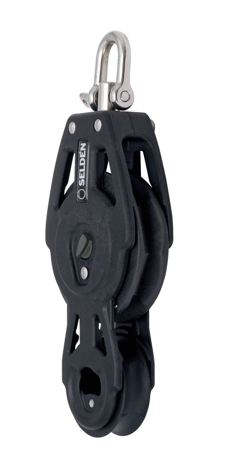 Seldén Violin Kugellager-Ratchetblock manuell MRB60 mit Wirbelschäkel