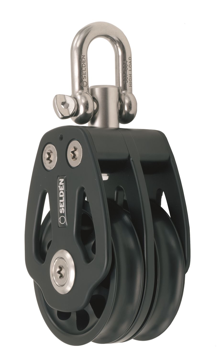 Seldén Zweischeibiger Gleitlagerblock PBB100 mit Wirbelschäkel