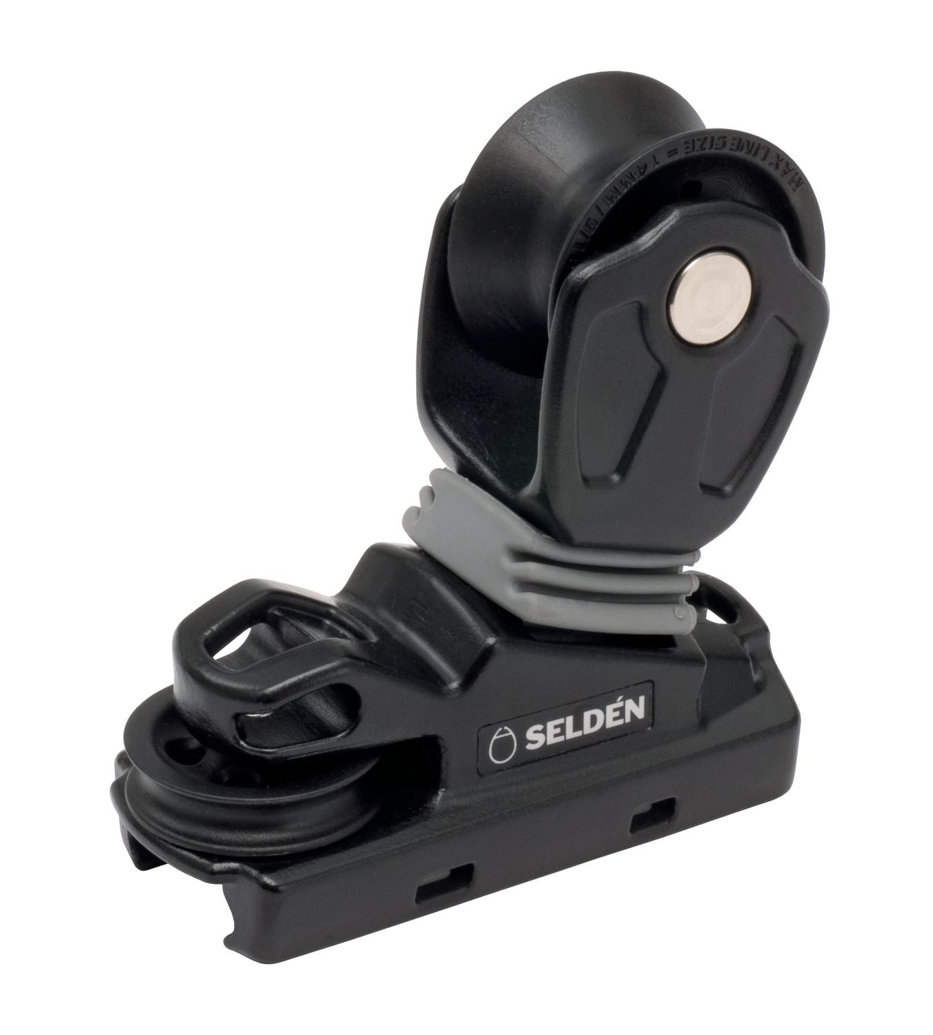 Seldén Genua-Rutscher System 22 und Kontrollleinen-Umlenkung