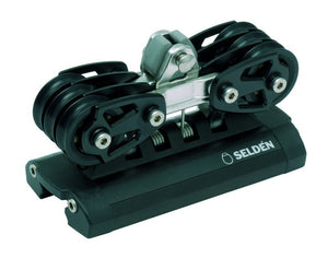Seldén Performance Großschot-Traveller System 30 mit Toggle und dreifachen Umlenkungen für Kontrollleinen
