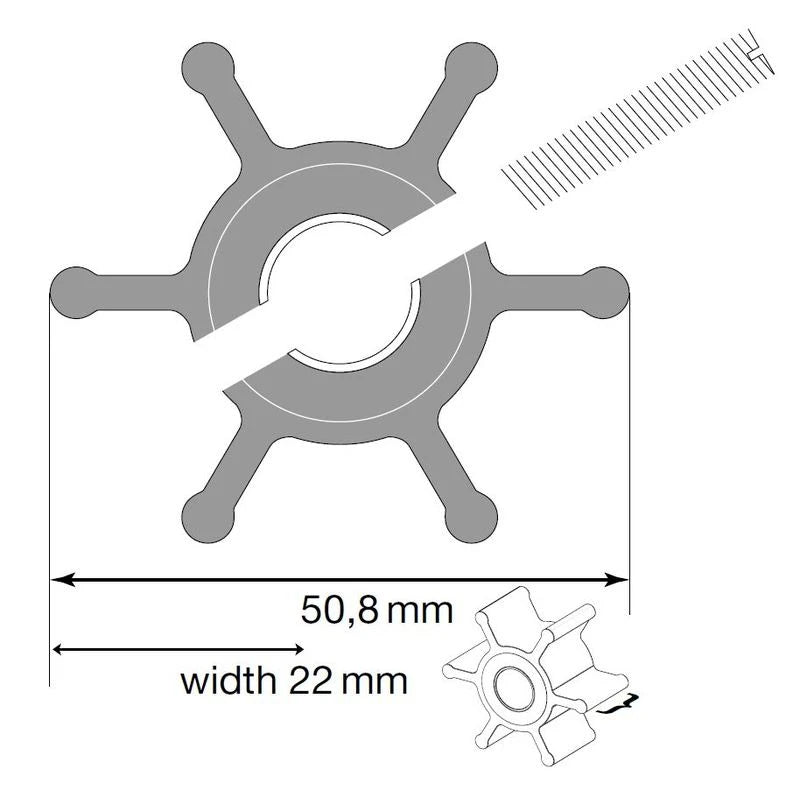 Johnson Impeller für F4 Pumpe