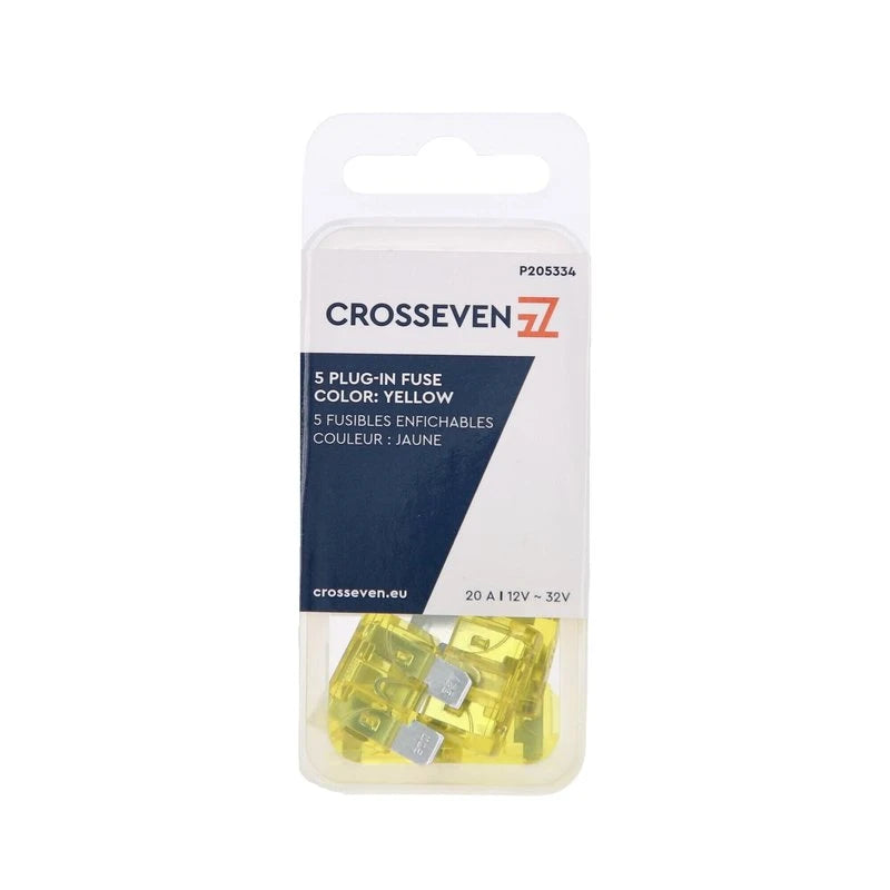 Crosseven Stecksicherung 20 A - Gelb
