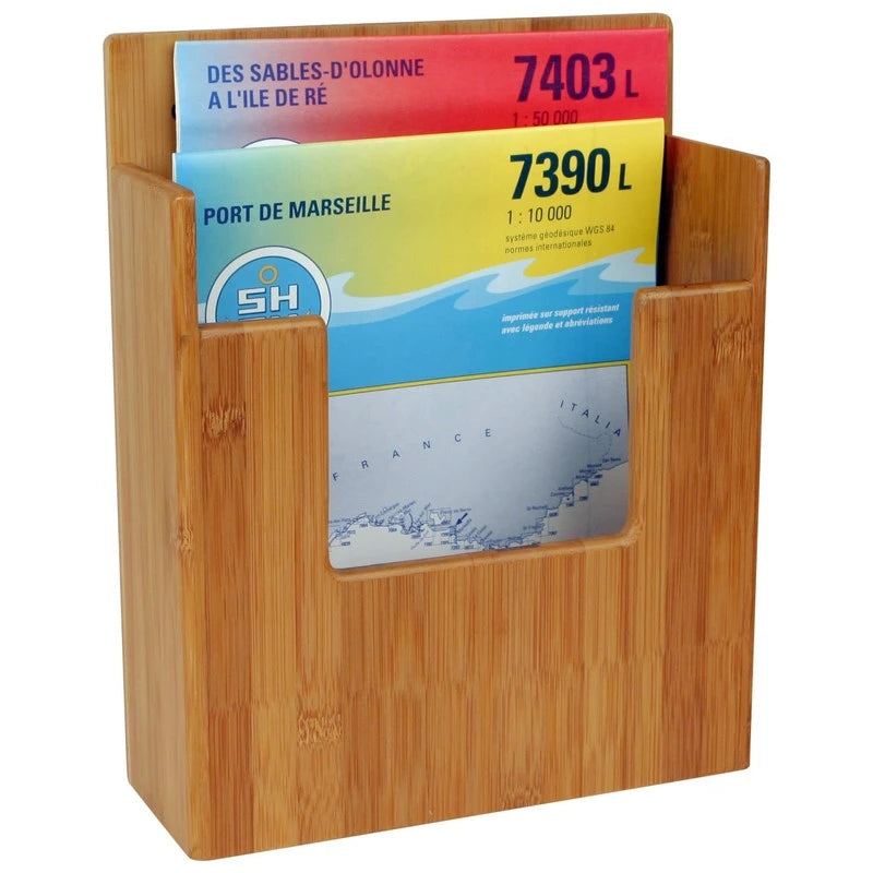 PLASTIMO Bambus Karten-/Zeitschriften Halter