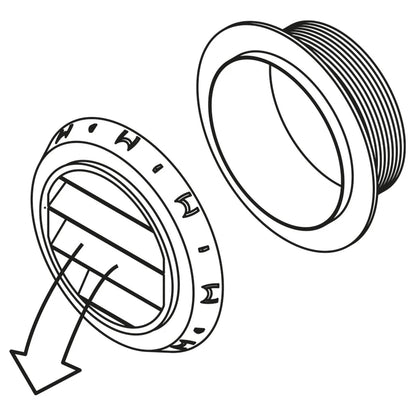 Webasto Ausstroemer D60 45 Grad