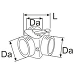 Webasto Verteiler 55/55/55 mit Regelklappenventil