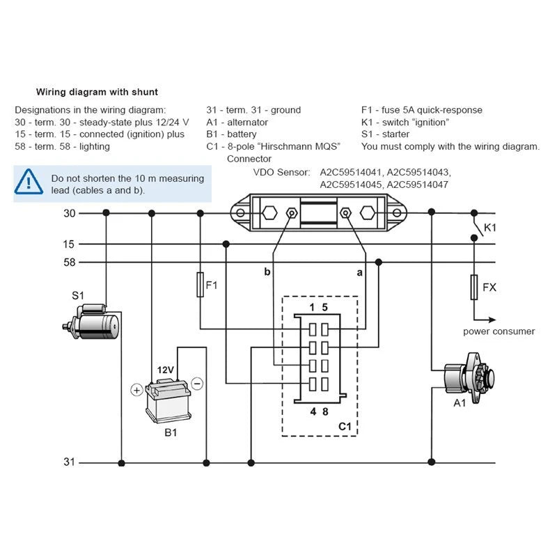 Veratron VDO VL AFTERMARKET AMMETER - A - SINGLE