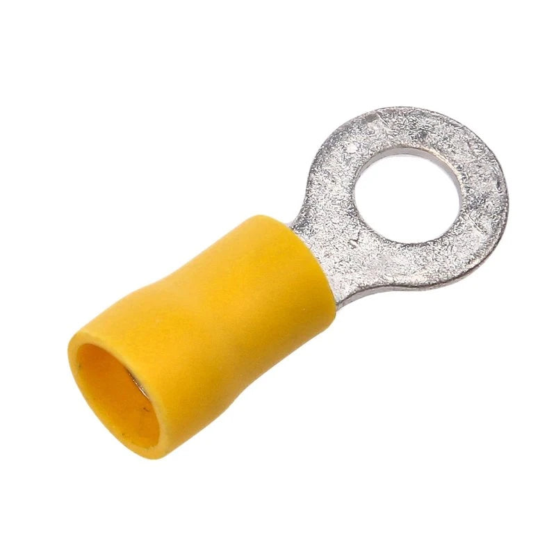 Crosseven Isolierte Ringkabelschuhe Gelb ø6 mm