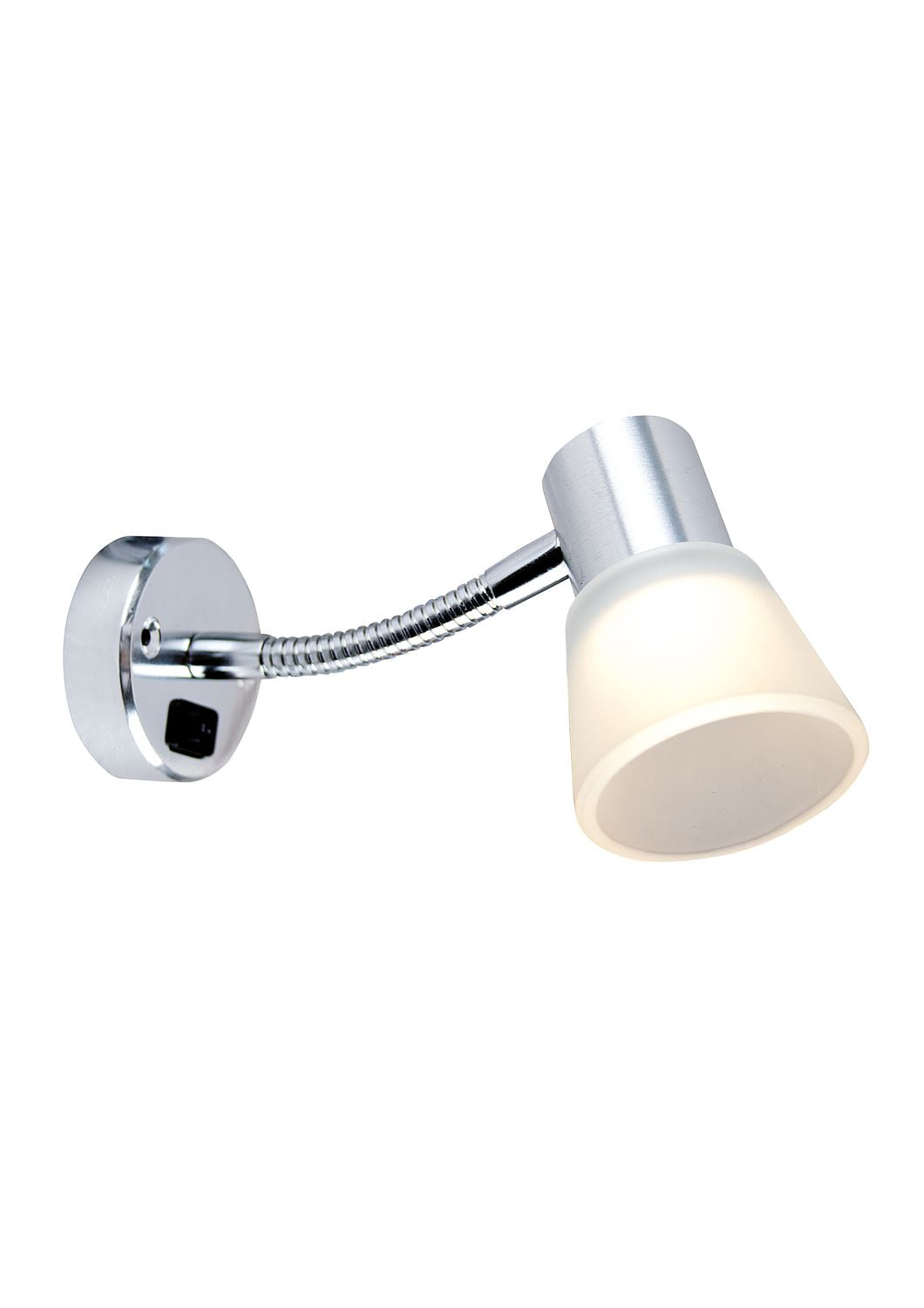 Batsystem Leseleuchte Tube D3 mit Schalter biegsamer Arm LED 12V 06W 60lm IP21 Aluminium