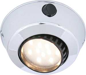 Batsystem Deckenleuchte Comet mit Schalter  LED 8-30V 2W 150lm IP21 Chrome Aufbau