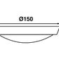 Batsystem Leuchte Saturn Touch mattchrome LED 12V  35W  225 lm  CRI 94  IP21