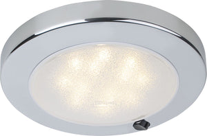 Batsystem Deckenleuchte Saturn mit Schalter LED 12V 35W 210lm IP21 Chrom