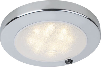 Batsystem Saturn LED-Deckenleuchte mit Schalter – Aufbaumontage 12 V