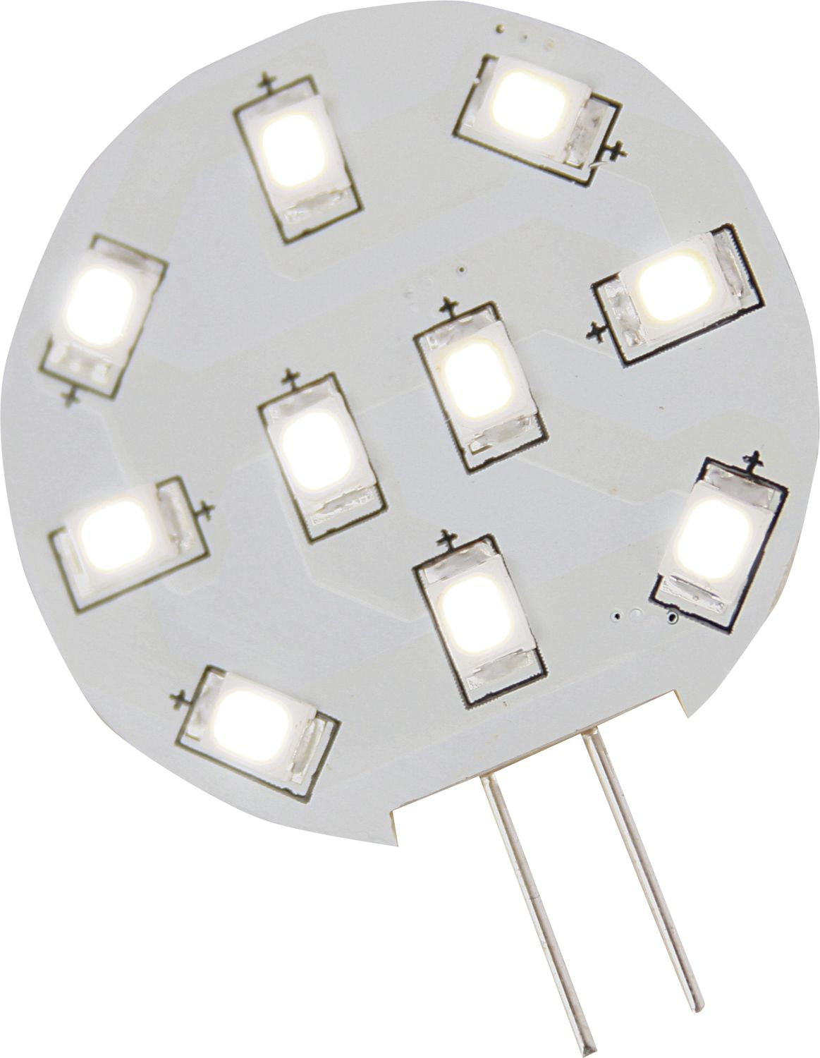 Batsystem Leuchtmittel G4S Stifte seitlich 10 LED 8-30V 1