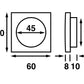 Berker type light switch simple